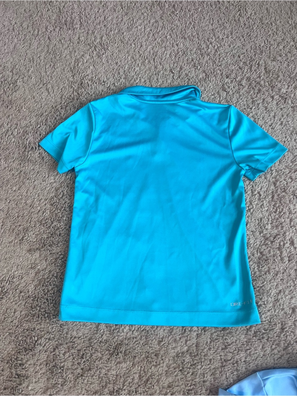 Nike Kids' Polo Bundle in Teal, Light Blue and Tan - Picture 5 of 7